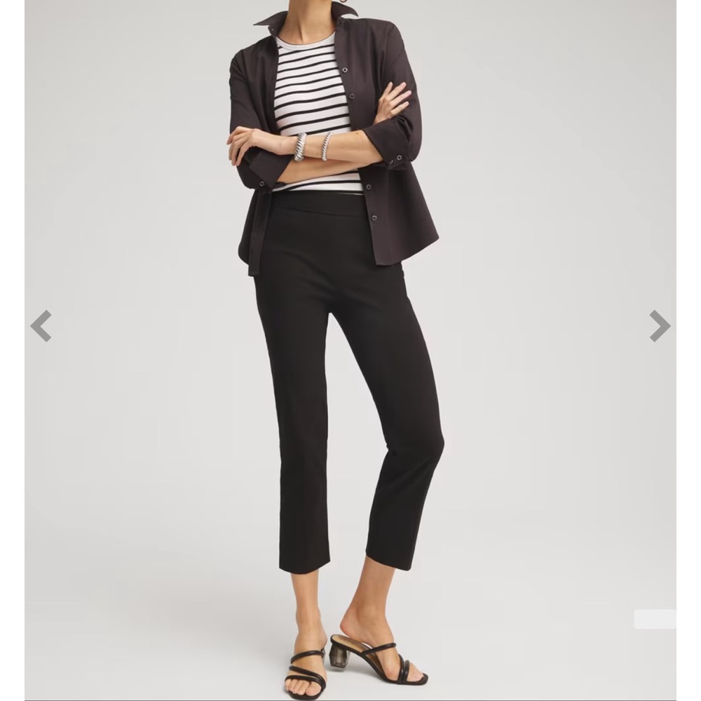 Chico’s So Slimming Brigitte Cropped Pants sz 6